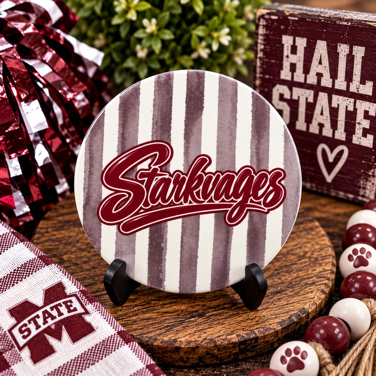 Mississippi State “Starkvegas” Coaster
