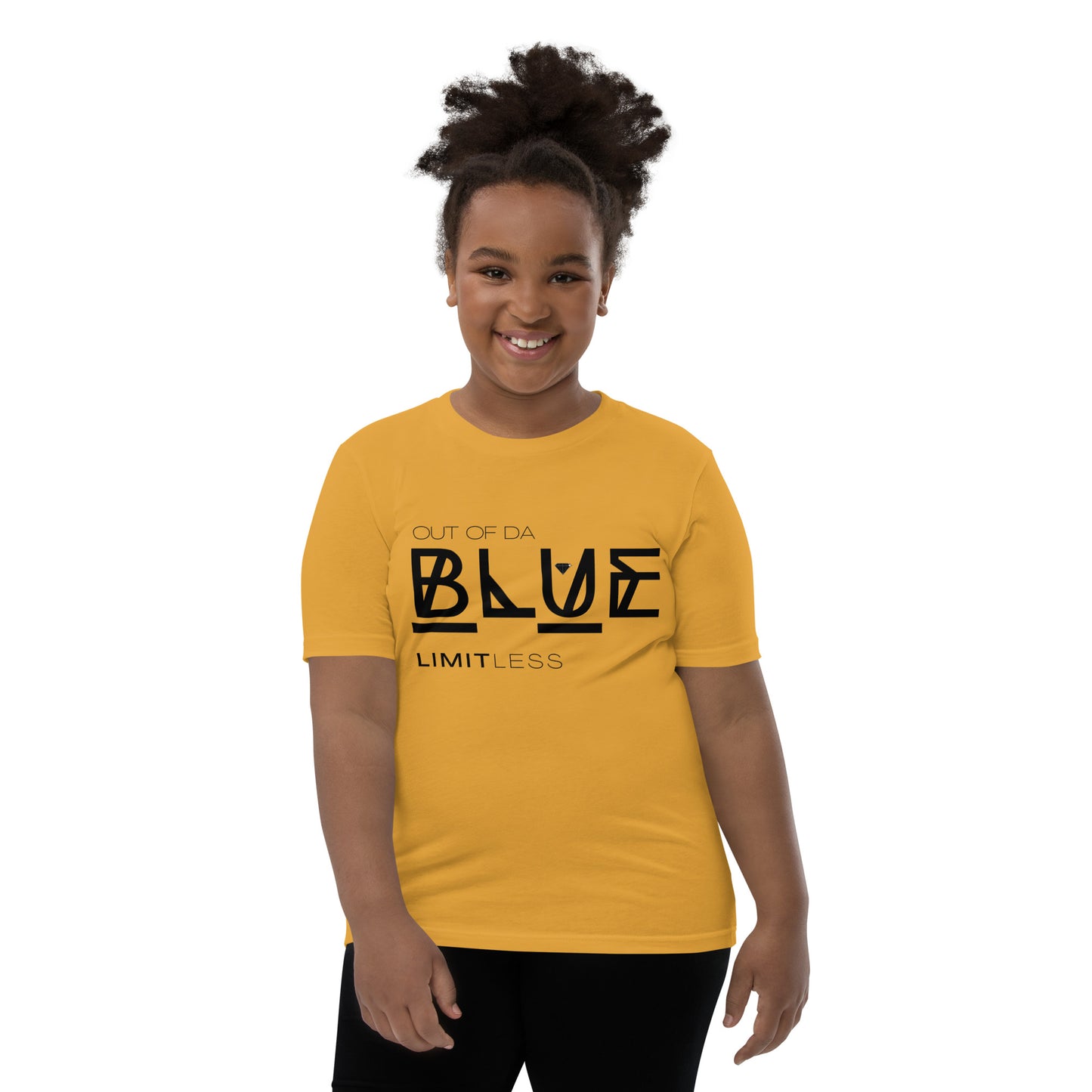 Out of da Blue Unisex Youth Short Sleeve T-Shirt