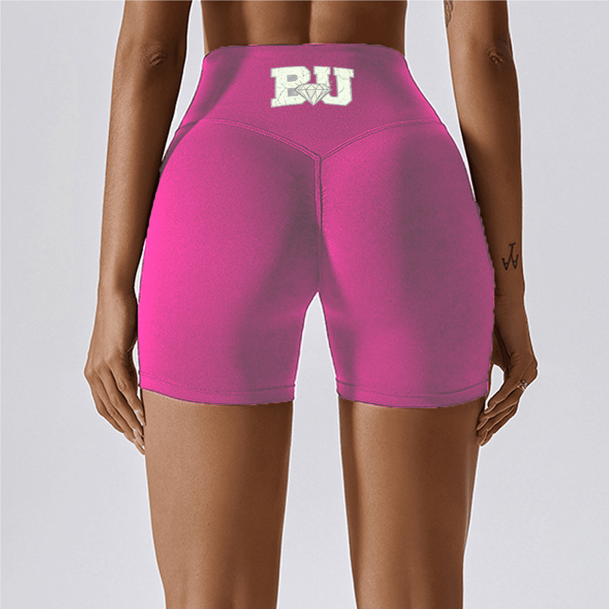 BU Cloud Feel High-Waisted Compression Yoga Shorts