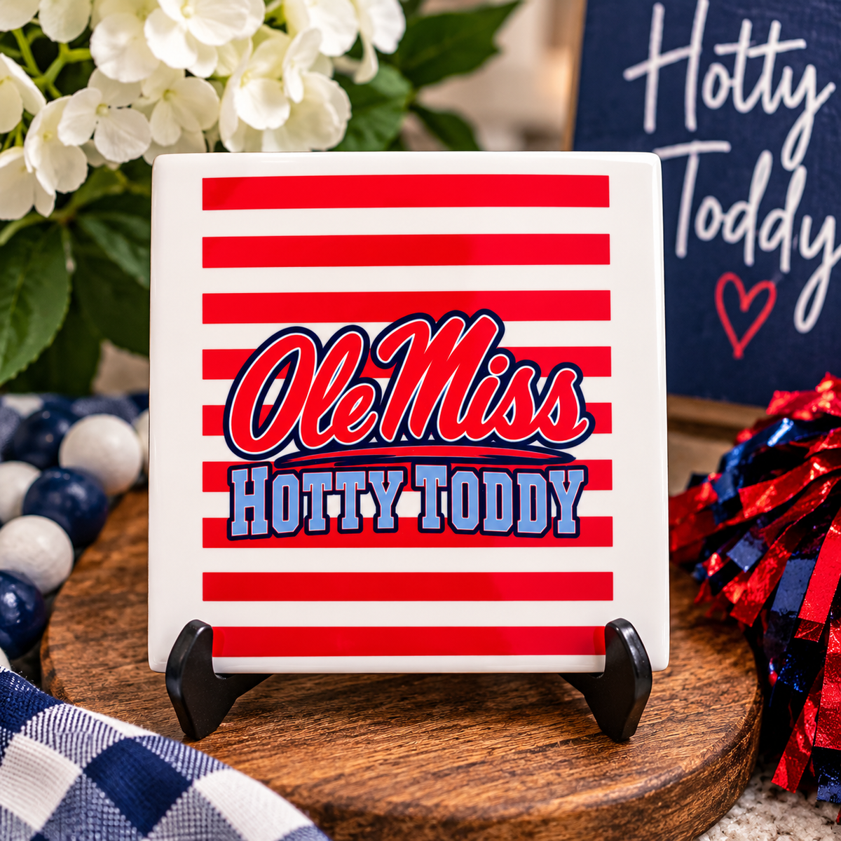 Ole  Miss “Hotty Toddy” Coaster