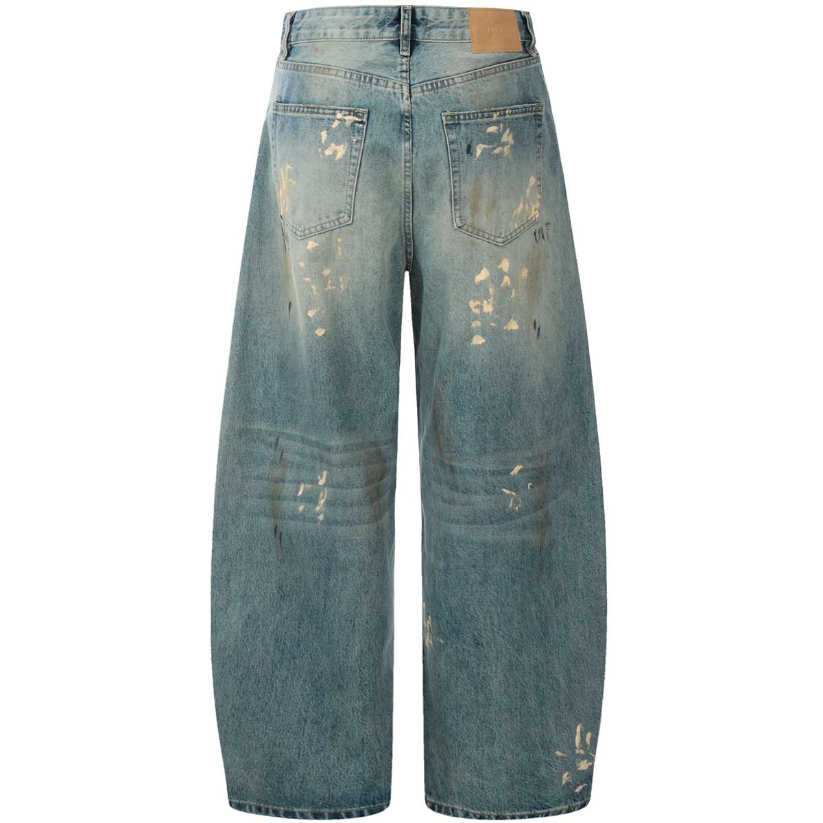 Out of da Blue Hand-Painted Loose Streetwear Jeans