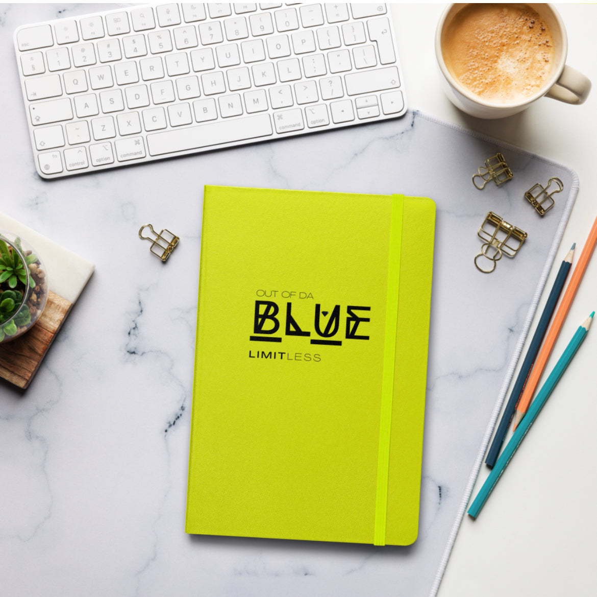 Out of da Blue Hardcover  Notebook/ Journal
