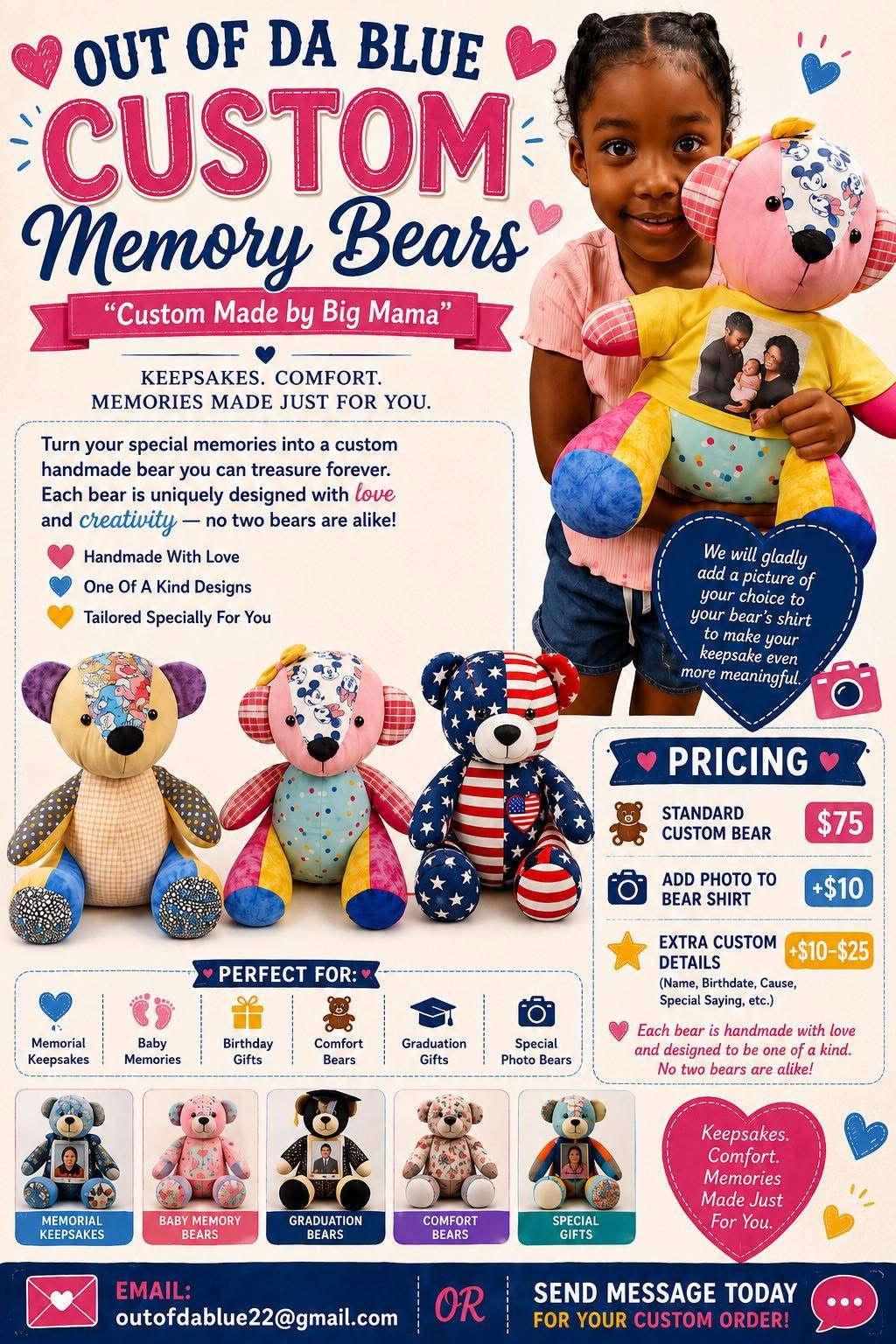 Custom Memory Bears