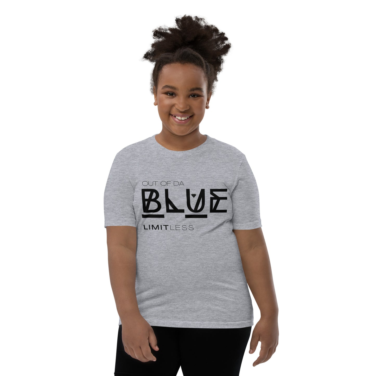 Out of da Blue Unisex Youth Short Sleeve T-Shirt