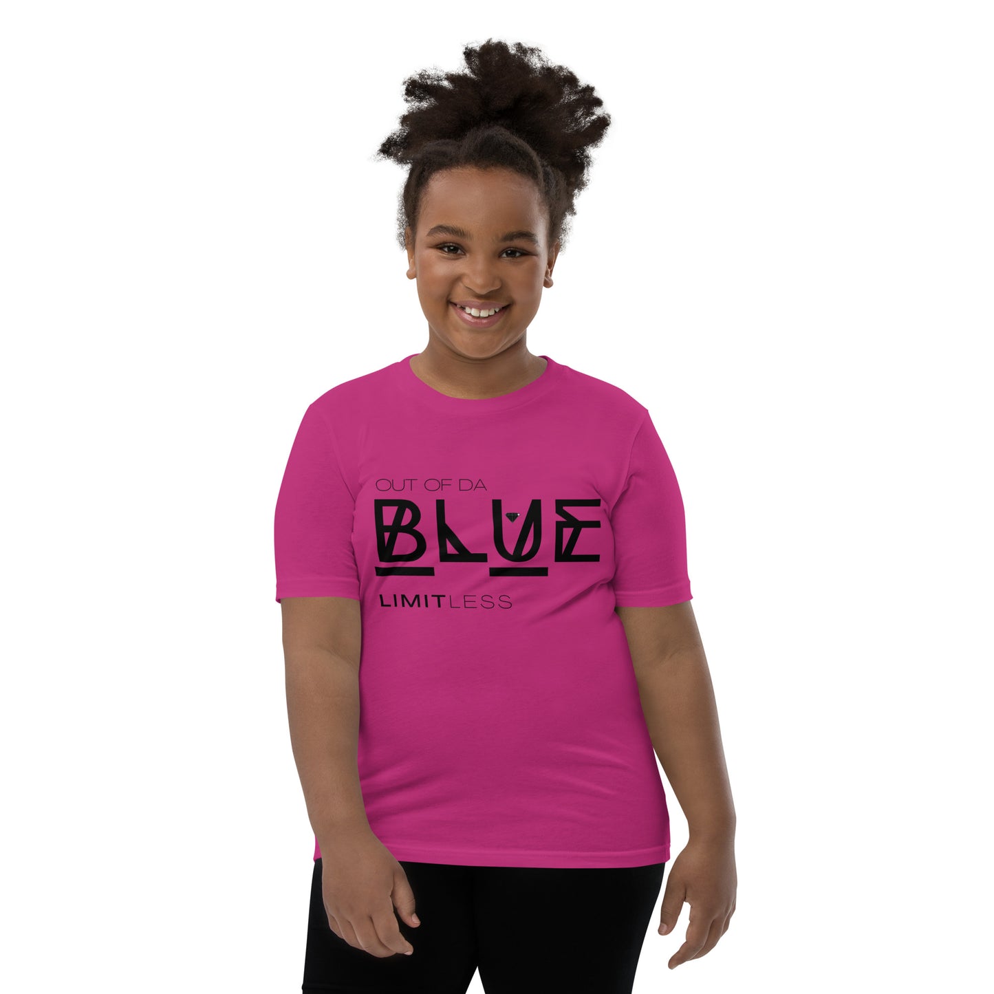 Out of da Blue Unisex Youth Short Sleeve T-Shirt