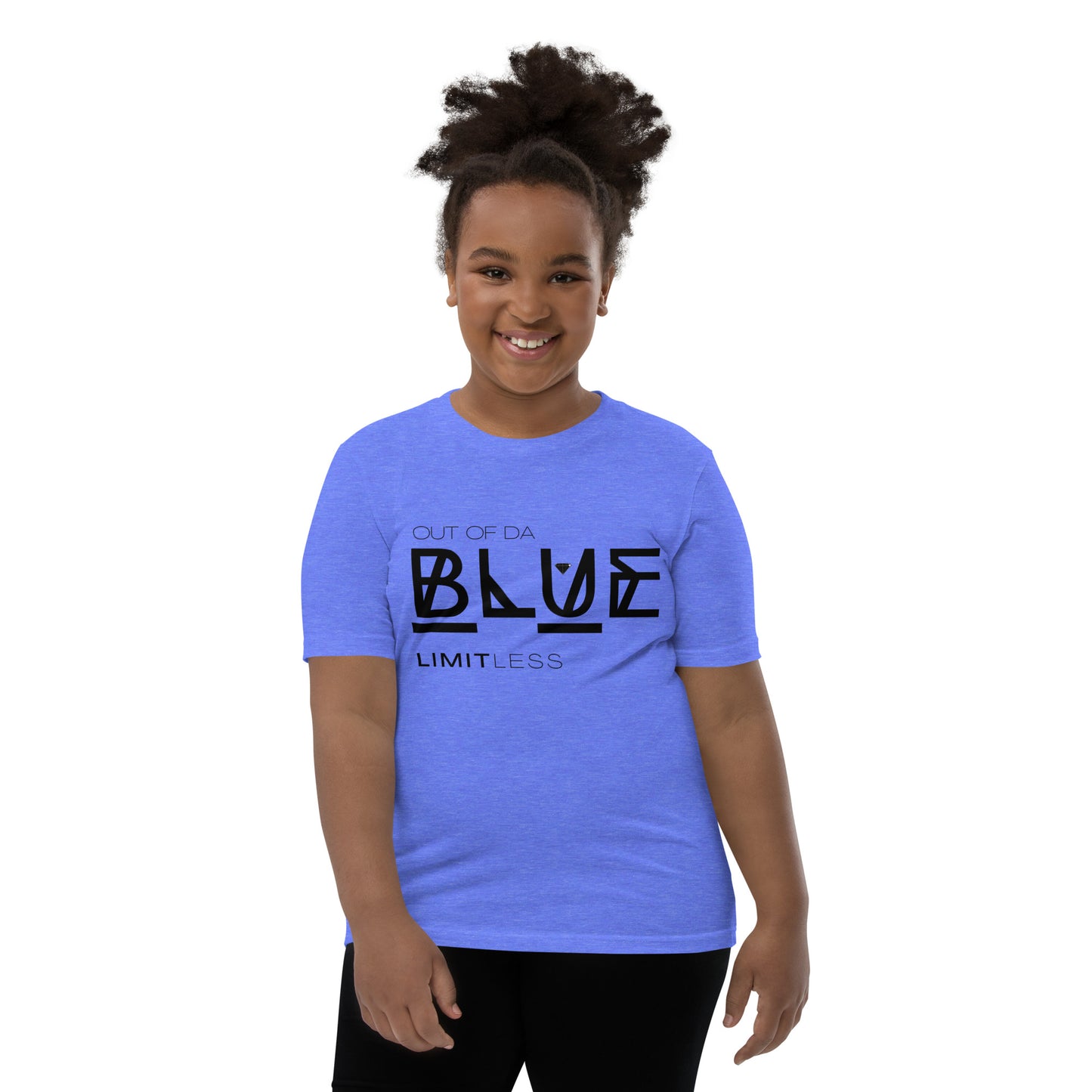 Out of da Blue Unisex Youth Short Sleeve T-Shirt