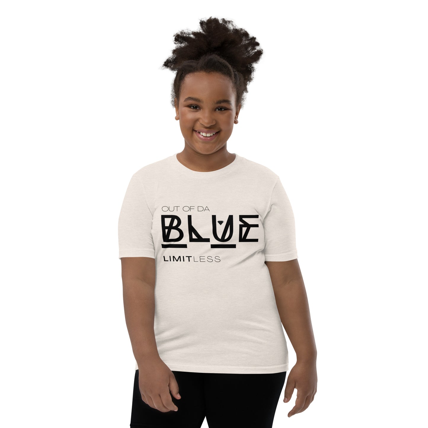 Out of da Blue Unisex Youth Short Sleeve T-Shirt