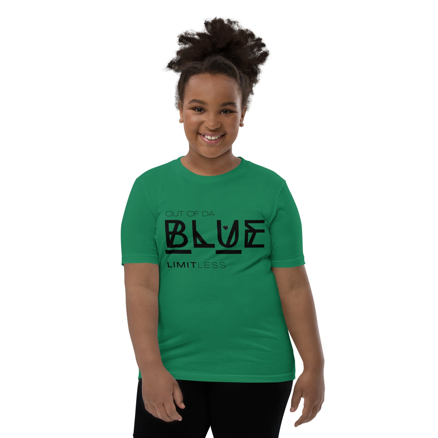 Out of da Blue Unisex Youth Short Sleeve T-Shirt