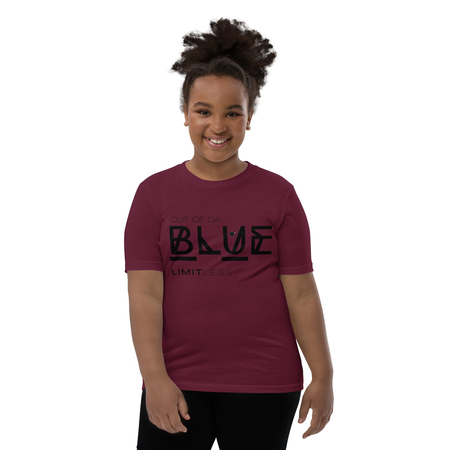 Out of da Blue Unisex Youth Short Sleeve T-Shirt
