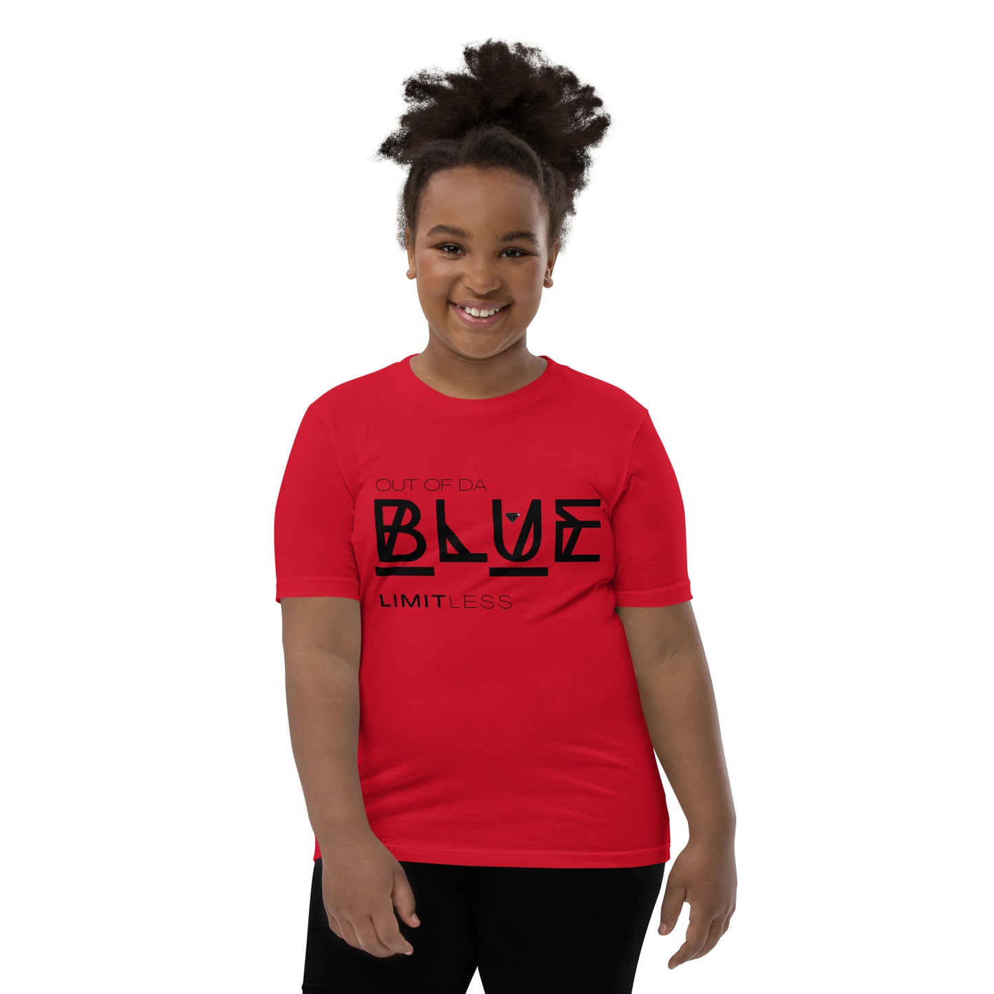 Out of da Blue Unisex Youth Short Sleeve T-Shirt
