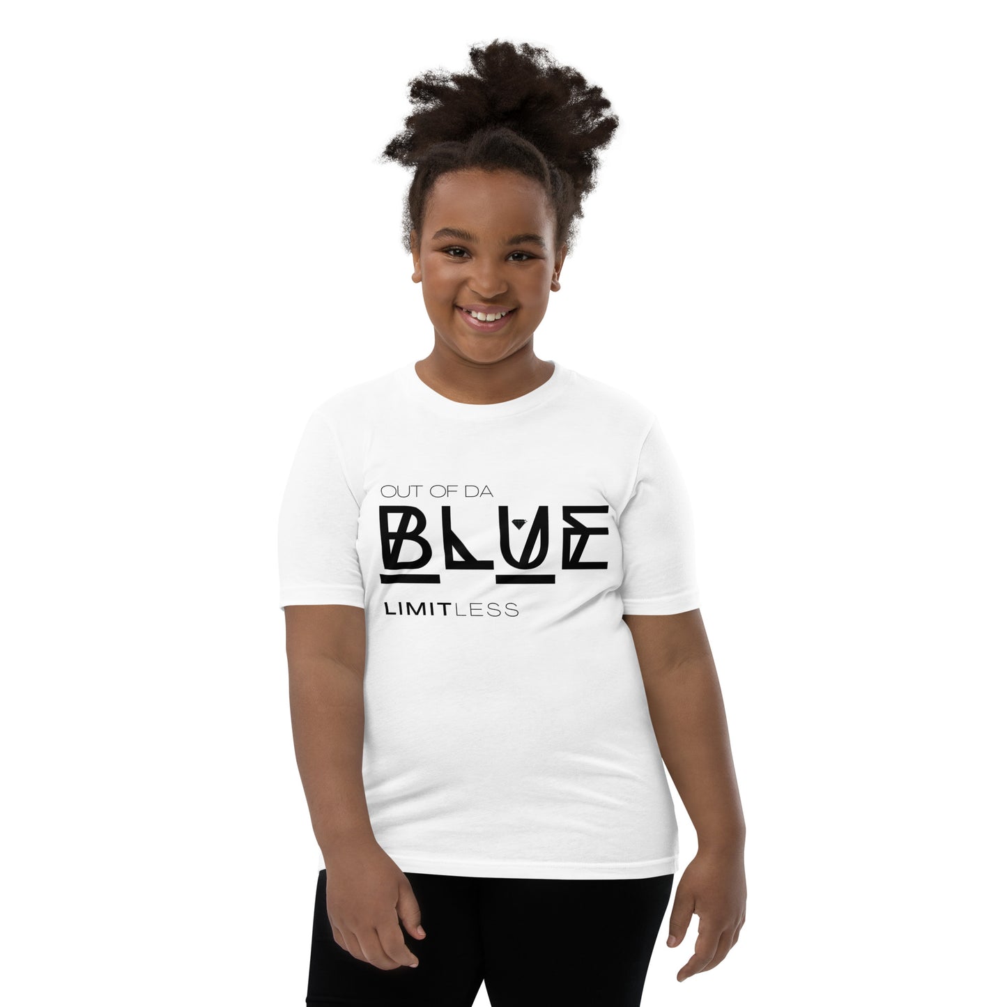 Out of da Blue Unisex Youth Short Sleeve T-Shirt